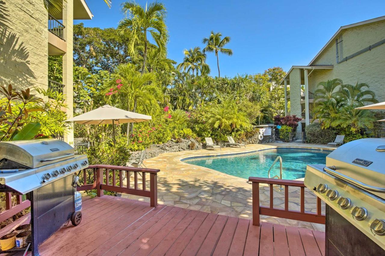 Breezy Condo With Screened Lanai In Kailua-Kona! Eksteriør bilde